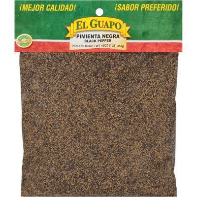 El Guapo® Ground Black Pepper (Pimienta Negra Molida)