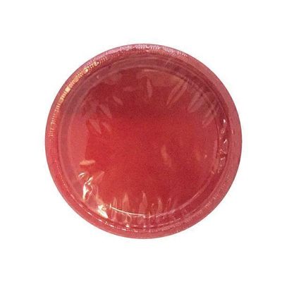 First Street Touch Of Color Classic Red Plastic Plate 7 Inch