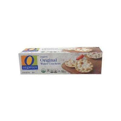 O Organics Water Crackers Original Organic 4 4 Oz Instacart