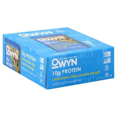 Only What You Need 100% Plant-Based Bar, Chocolate Chip Cookie Dough