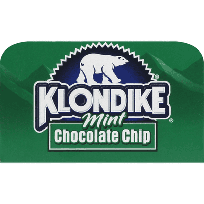 Klondike Frozen Dairy Dessert Bars Mint Chocolate Chip