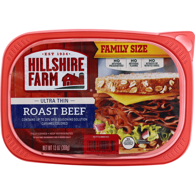 Hillshire Farm Roast Beef, Ultra Thin, Family Size