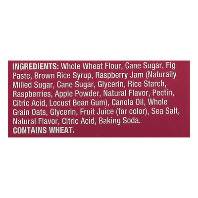 Nature's Bakery Whole Wheat Raspberry Fig Bar