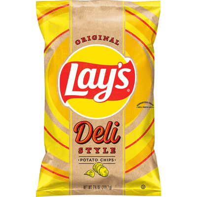 Lay S Deli Style Original Potato Chips 8 Oz Instacart