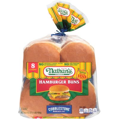 Nathan’s Famous Famous Hamburger Buns