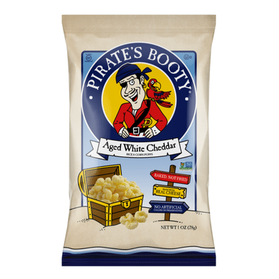 Pirate Brands Aged White Cheddar Non-GMO