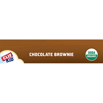 CLIF Kid Organic Chocolate Brownie Baked Whole Grain Energy Snack Bars
