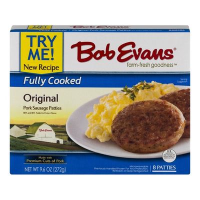 Bob Evans Fully Cooked Original Pork Sausage Patties