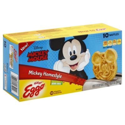 Eggo Disney Mickey Mouse Mini Frozen Pancakes, Frozen Breakfast, All Day Kids Snacks, Homestyle