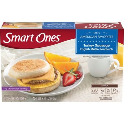 Smart Ones Turkey Sausage English Muffin Sandwiches