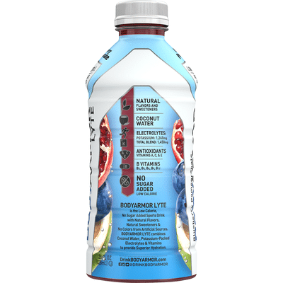 Bodyarmor Sports Drink No Sugar Added Lyte Blueberry Pomegranate 28 Oz Delivery Or Pickup Near Me Instacart
