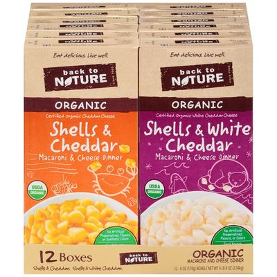 Back to Nature Organic Macaroni & Cheese Dinner Variety Pack