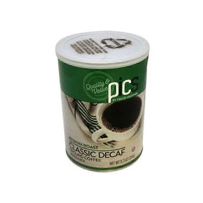 PICS Classic Decaffeinated Ground Coffee in Can