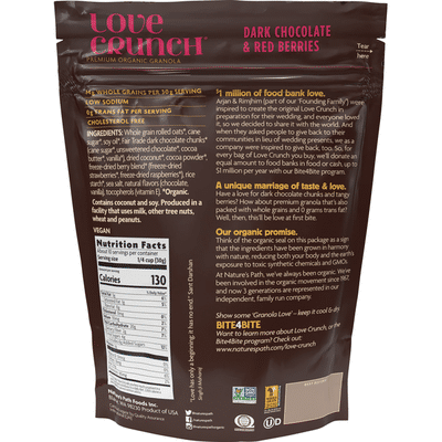 Nature's Path Love Crunch Dark Chocolate & Red Berries Granola