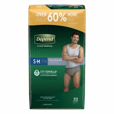 Depend Incontinence Underwear for Men, Maximum Absorbency