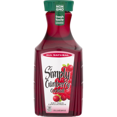 Simply Cranberry Cocktail, Cranberry (59 fl oz) - Instacart