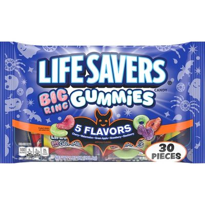 Life Savers Halloween Flavors Gummies Big Ring Candy (9.87 oz) - Instacart