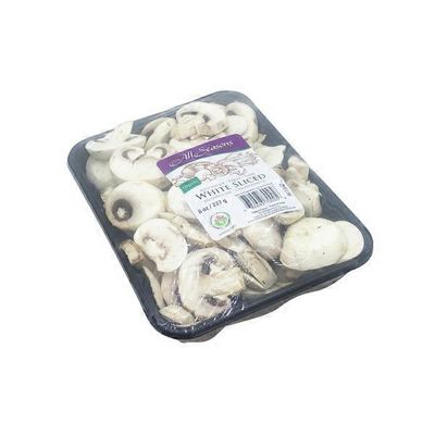 All Seasons Organic Sliced White Mushrooms