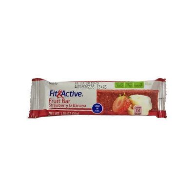 Fit & Active Strawberry Banana Fruit Bar