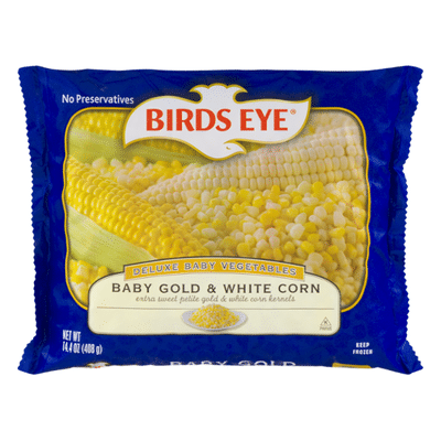 Birds Eye Corn, Baby Gold & White