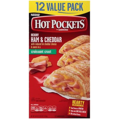 Hot Pockets Ham & Cheddar Frozen Sandwiches