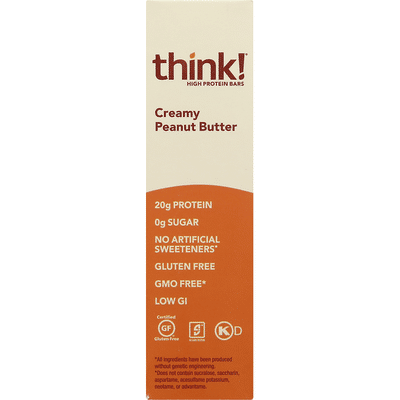 Think! High Protein Bars, Creamy Peanut Butter
