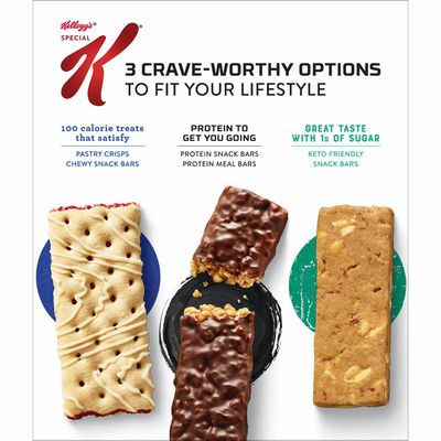 Kellogg's Special K Protein Bars, Meal Replacement, Protein Snacks, Chocolate Peanut Butter