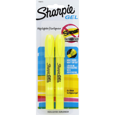 Sharpie Gel Highlighter Smear Advanced