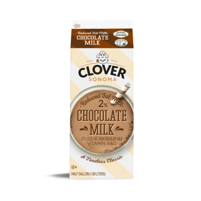 Clover Sonoma Conventional Reduced Fat 2% Chocolate Milk Half Gallon