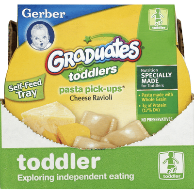 Gerber Pasta Pick-Ups, For Toddlers, Cheese Ravioli