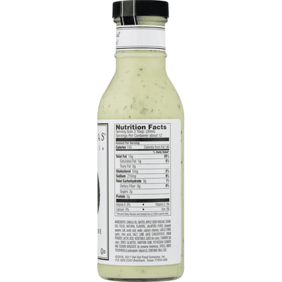 Brianna's Dressing Creamy Cilantro Lime