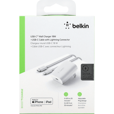 Belkin Wall Charger, 18 Watts, USB-C