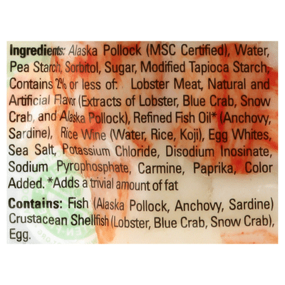 TransOcean Imitation Lobster, Lobster Classic, Chunk Style