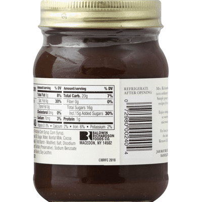 Mrs Richardsons Dessert Sauce, Hot Fudge