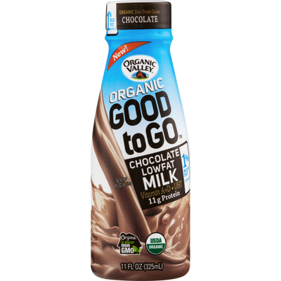 Organic Valley Organic Good To Go Chocolate Lowfat Milk