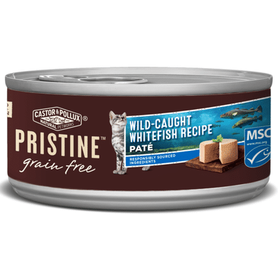 Castor & Pollux Grain Free Wild Whitefish Canned Cat Food