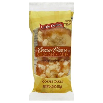 Little Debbie Streusel Cakes, Cream Cheese (4 oz) - Instacart