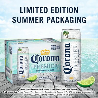 Corona Premier Mexican Lager Light Beer Cans