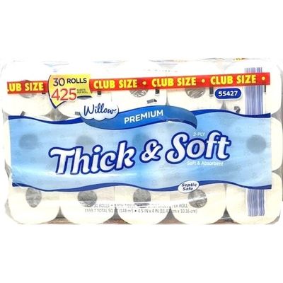 Willow 425 Sheets Mega Roll Bath Tissues