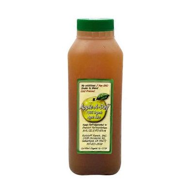 Apple A Day Organic Pasteurized Apple Juice