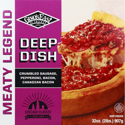 Gino's East of Chicago Pizza, Deep Dish, Meaty Legend