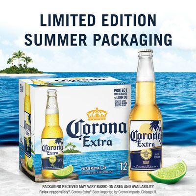 Corona Extra Mexican Lager Beer Bottles
