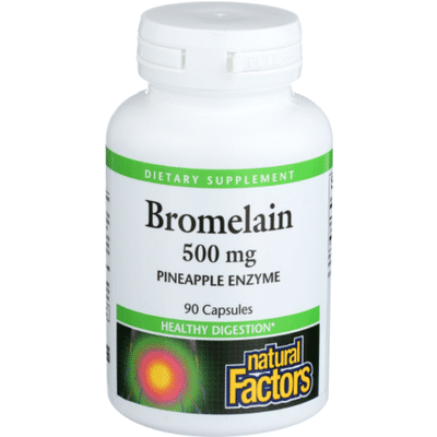Natural Factors Bromelain 500 Mg Dietary Supplement