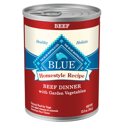 Blue Buffalo Homestyle Recipe Natural Adult Wet Dog Food, Beef