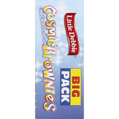 Little Debbie Brownies, Cosmic, with Chocolate Chip Candy, Big Pack