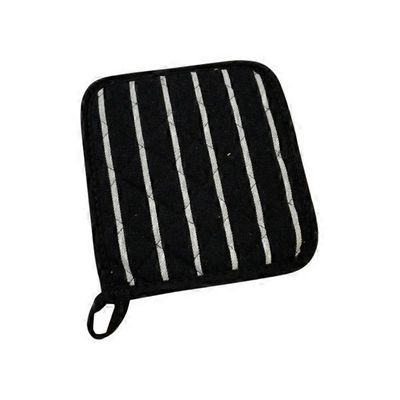 Now Designs Black Chef Stripe Pot Holder