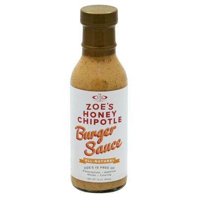 L And L Sauce Burger Zoe S Honey Chipotle 12 Oz Instacart