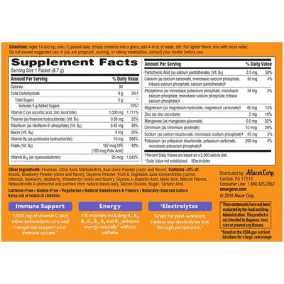 Emergen-C Calcium Magnesium Mineral Supplement