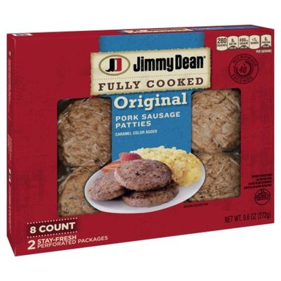 Jimmy Dean Fully Cooked Original Pork Sausage Patties