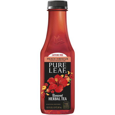 Pure Leaf Peach Hibiscus Brewed Herbal Tea